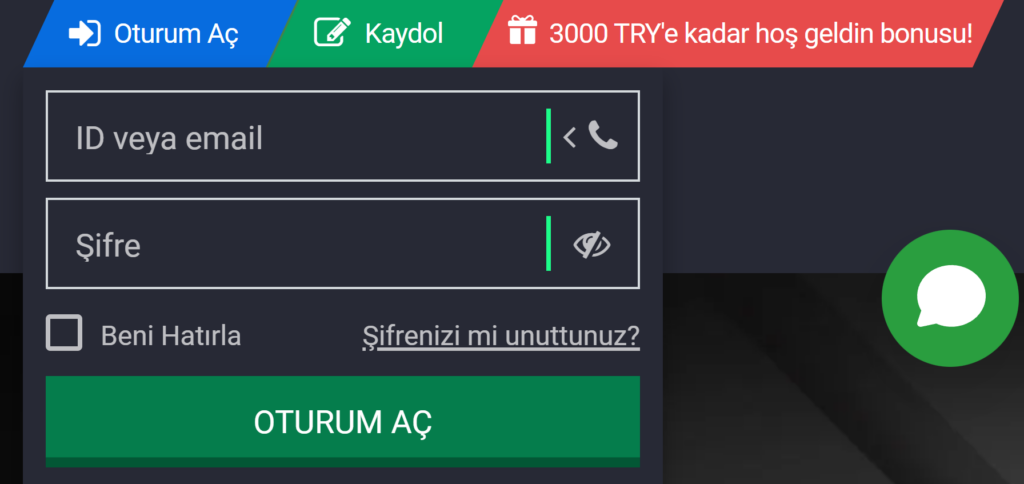 Betroller Hesap Oluşturma Adımları
